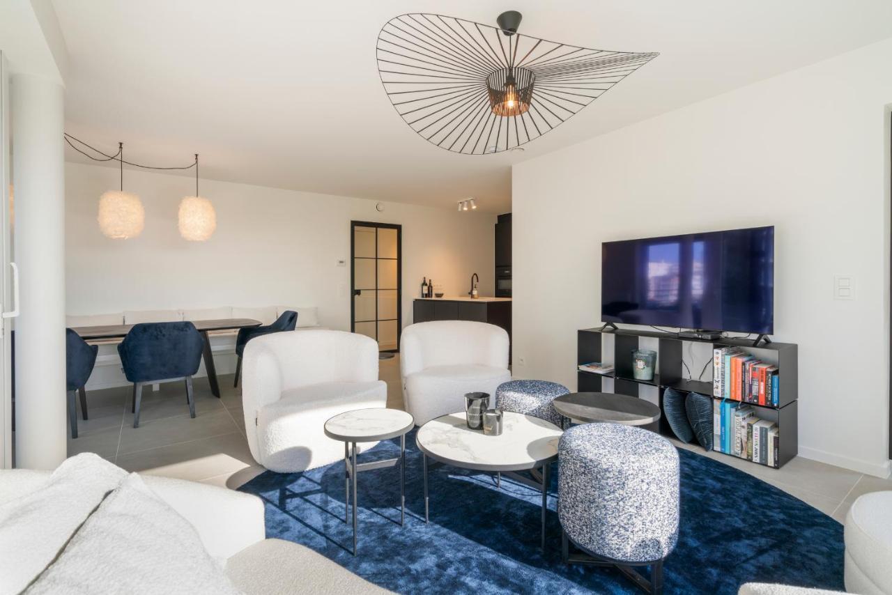 The Waves-Luxurious 3Bedroom App W Big Terrace & Garage Oostende Dış mekan fotoğraf